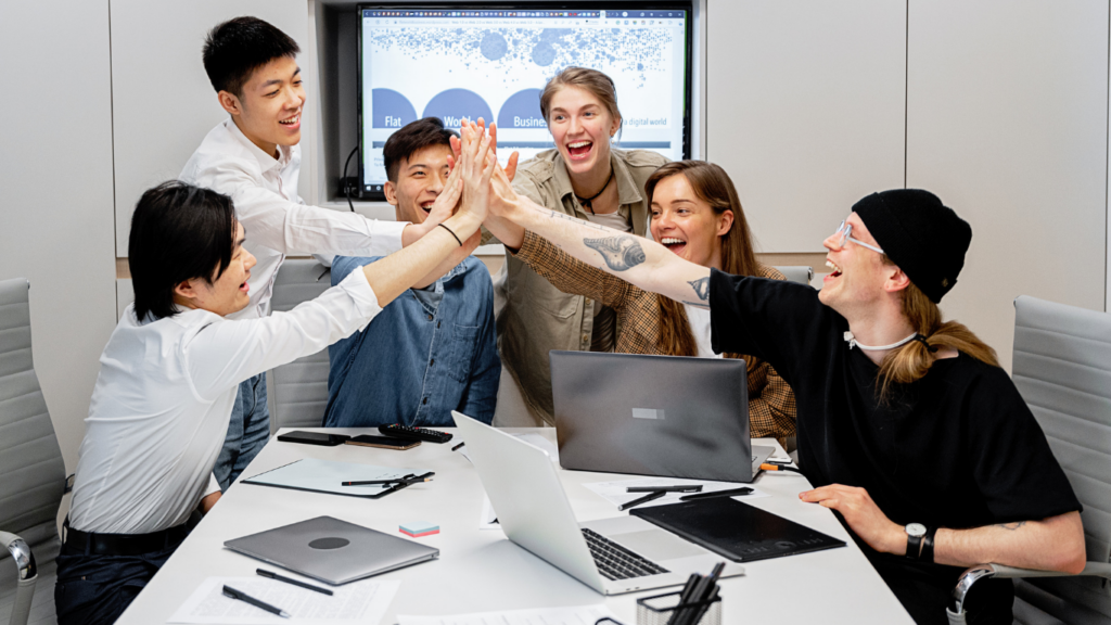 Office team having a meeting