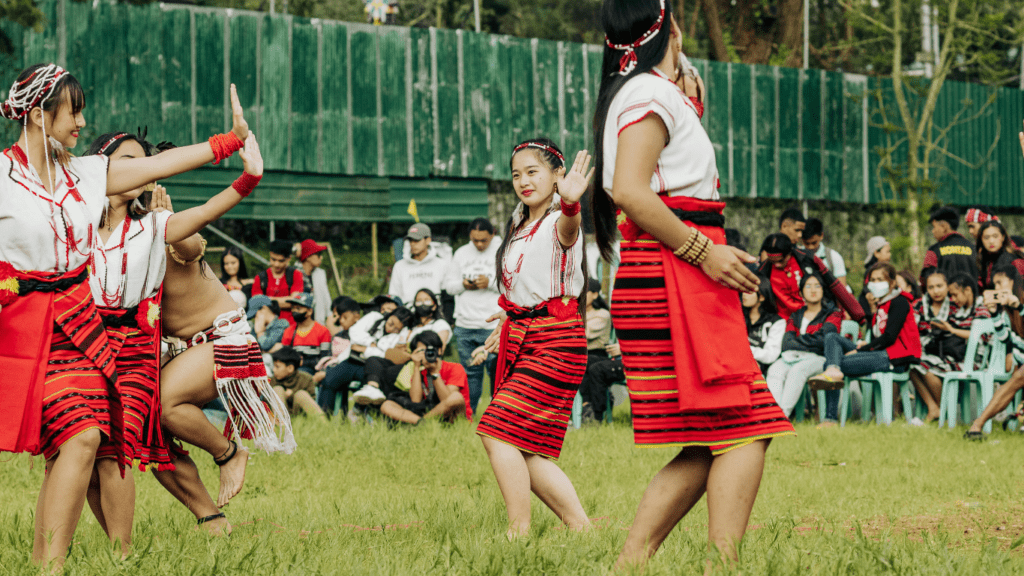 a group of people in traditional clothing