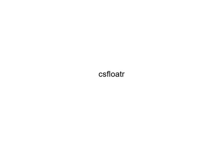 csfloatr