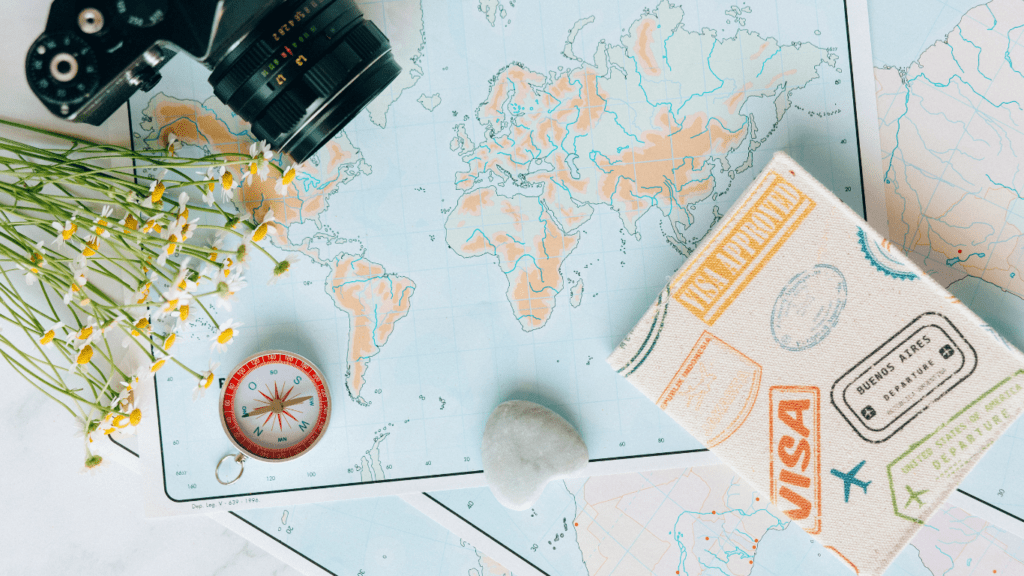 image of a visa paper