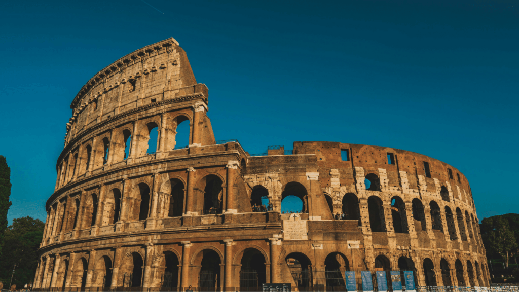 the colosseum in rome, italy