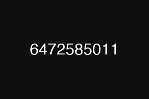 6472585011