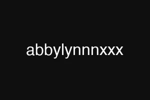 abbylynnnxxx