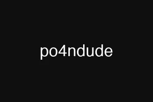 po4ndude