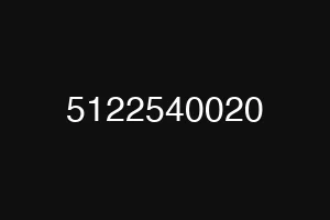 5122540020