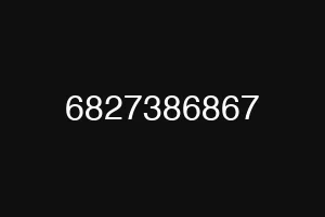 6827386867