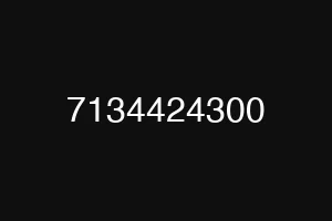 7134424300