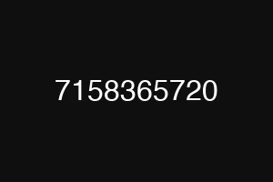 7158365720