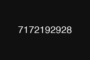 7172192928