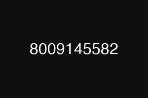 8009145582
