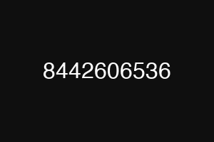 8442606536
