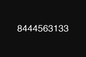 8444563133