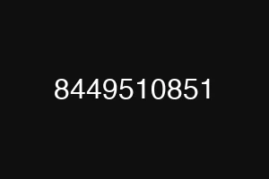 8449510851