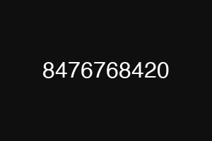 8476768420